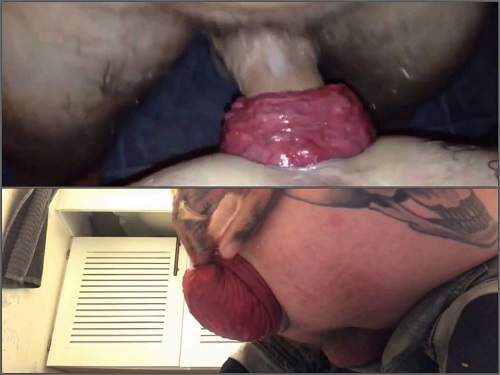 Fantastic size anal prolapse fucking with gays