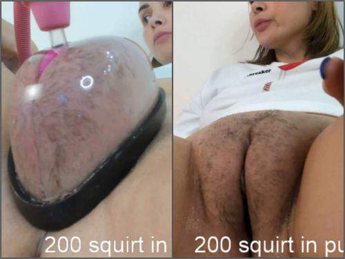 Pussypump – Russian large labia queen only_julia self pussy pump