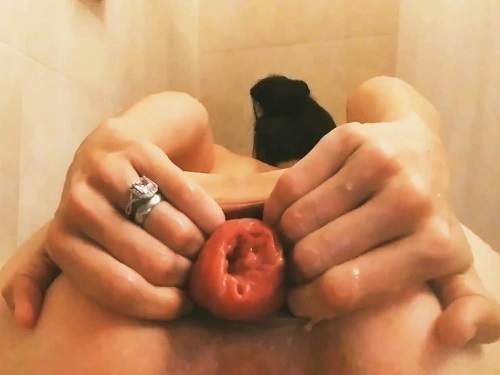 Bathroom sex – Webcam pornstar SimplyTawney anal prolapse loose