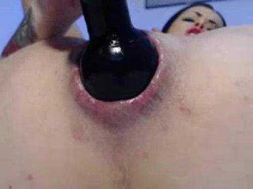 Anal insertion – Hot webcam brunette inflatable toy destroyed rosebutt anus