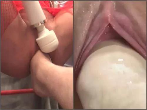 Gaping pussy – Rising pornstar Crazywifeslut vaginal pump and gets foot fuck after this