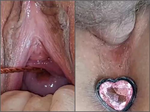 Pussypump – Sweetyummycandy Pussy and Cervix Play Compilation with Creampie and Pissing Ending